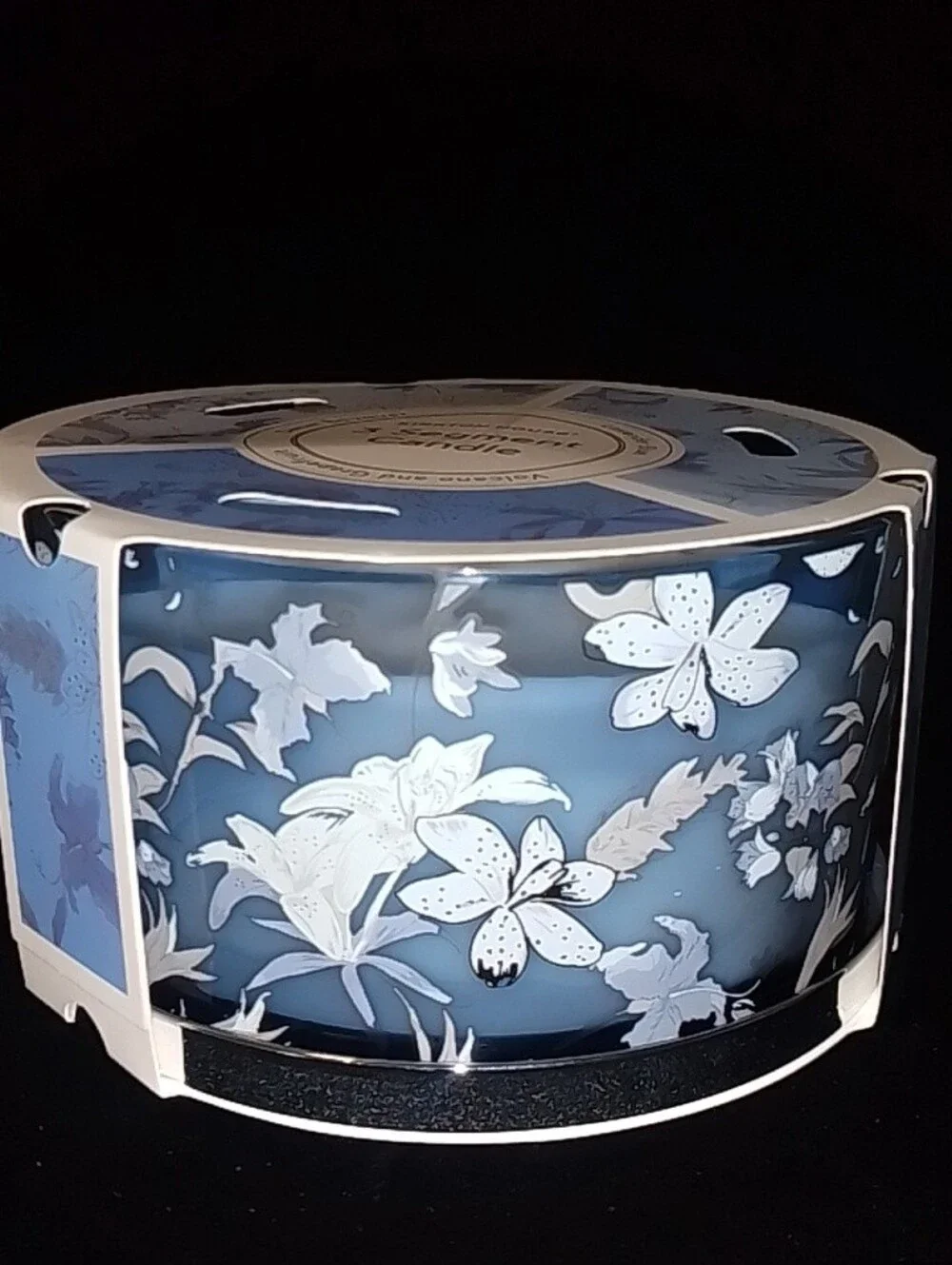 3-Segment Candle — Blue